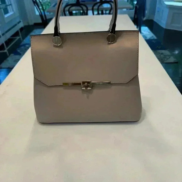 Cielo Celeste handbag/crossbody genuine leather with blush. made in Italy - Picture 5 of 16